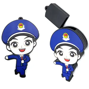 Machine to make pvc usb pen drive cover custom shape keychain cover