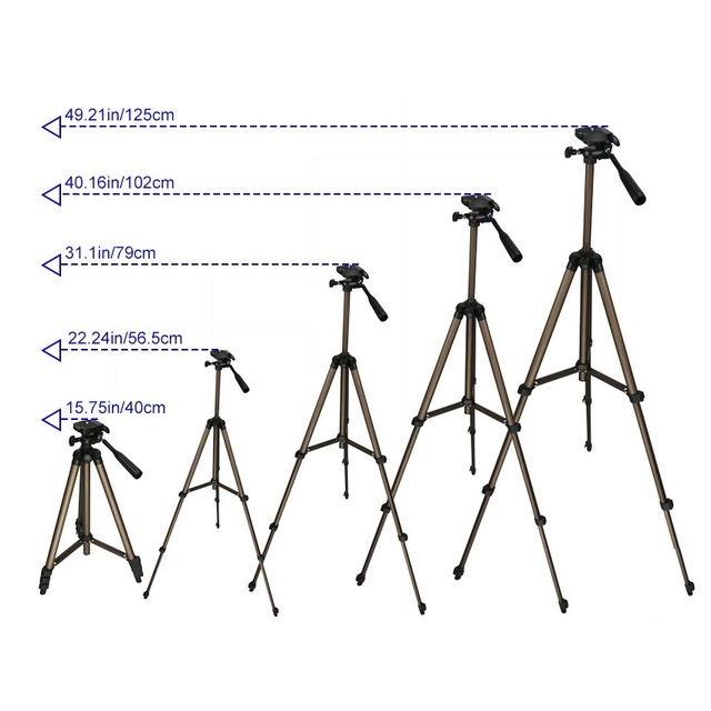 Top Wt 3130 Video Camera Tripod Flexible Plate Smartphone Adapter for Vcr nikon Camera Tripod Portable canon Camera Stand