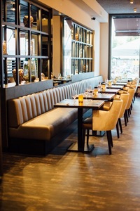 Ristorante progetto mobili <span class=keywords><strong>Cafe</strong></span> Bar KTV Club Hamburger negozio di velluto ristorante sezionale divano stand posti a sedere - Product Image 3