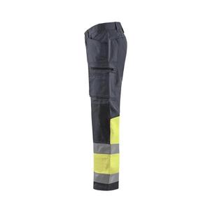 BLAKLADER - 155118119633C156 Pantalon haute visibilité stretch Gris moyen/Jaune-EAN 7330509675007 HI-VIS WORKWEAR - Product Image 5