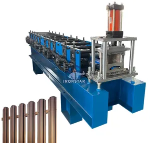 China Factory Metal Steel Fence Sheet Cold Roll Forming Machine for Making House Fence Panel Price