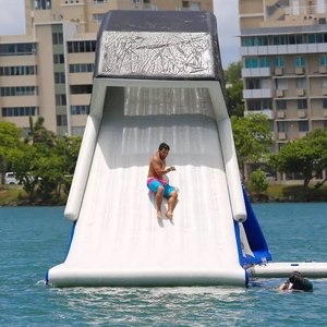 Inflatable PVC <strong>Water</strong> Slide for Kids and Adults <strong>Summer</strong> Outdoor Backyard <strong>Fun</strong> for Splash Play Park and Pool Party