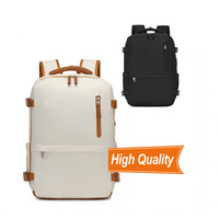 Sac à dos de voyage extra large 40L approuvé pour le transport aérien, résistant à l'eau, pour ordinateur portable 15,6 pouces, pour hommes et femmes