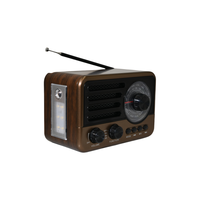 Radio stéréo portable rétro AM FM SW avec haut-parleur intégré, lecteur MP3, récepteur en plastique 5V