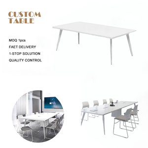 Modern Multifunctional Wooden <b>Office</b> Desk Rectangle Conference <b>Table</b> Modular Design Suitable for <b>Offices</b> and Schools Hospitals - Product Image 3