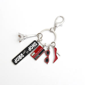 Porte-clés en alliage de zinc, mini tour Eiffel 3D en forme de cœur, fait main, léger, vintage, de qualité supérieure, nouveau <span class=keywords><strong>souvenir</strong></span> touristique de France, <span class=keywords><strong>Paris</strong></span> - Product Image 6