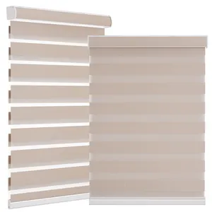 smart manufacturer High-quality line cordless double blackout home decor roller blinds shades