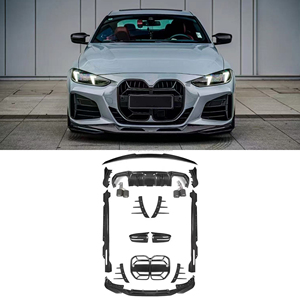 ชุดแต่งคาร์บอนไฟเบอร์แห้งสำหรับ BMW ซีรีส์ 4 G22 G430i SQ ประกอบด้วยลิ้นกันชนหน้า สปอยเลอร์ ดิฟฟิวเซอร์ สเกิร์ตข้าง ชุดแต่ง G22 G23 - Product Image 1