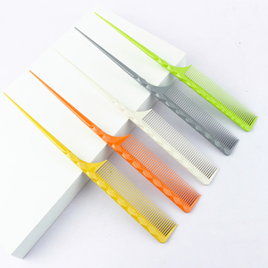 <span class=keywords><strong>Pettine</strong></span> Professionale in Acciaio Inox con Manico a Coda di Topo per Parrucchieri - Product Image 3