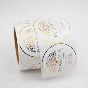 Custom Self-Adhesive Vinyl <b>Stickers</b> <b>Logo</b> <b>Sticker</b> Waterproof <b>Sticker</b> Printing Roll Labels - Product Image 6