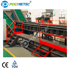 Mạnh mẽ tự động chất thải ABS PS PE nhựa nghiền rửa tái chế dòng với giấy chứng nhận CE - Product Image 5