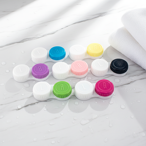 <span class=keywords><strong>Estuche</strong></span> <span class=keywords><strong>para</strong></span> <span class=keywords><strong>Lentes</strong></span> de Contacto de Plástico, Colorido y Bonito, a <span class=keywords><strong>Precio</strong></span> Competitivo, Diseño Gratuito, Caja de Almacenamiento de Viaje a Prueba de Fugas - Product Image 1