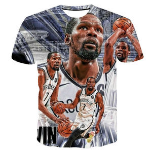 Envío Gratuito Último Modelo No. Camiseta Deportiva Casual de <span class=keywords><strong>Kevin</strong></span> <span class=keywords><strong>Durant</strong></span>, Número 7, Estampado 3D, Temporada 2022, Campeón MVP, Camiseta KDT - Product Image 4