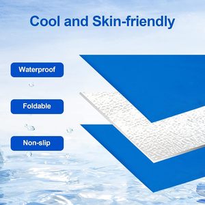 No se necesita agua ni refrigeración, almohadilla de refrigeración <span class=keywords><strong>para</strong></span> <span class=keywords><strong>perros</strong></span> activada por presión no tóxica, alfombrilla de refrigeración de espuma de patrón sólido <span class=keywords><strong>para</strong></span> mascotas <span class=keywords><strong>para</strong></span> <span class=keywords><strong>perros</strong></span> y gatos - Product Image 2