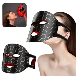 Masques LED rechargeables 7 couleurs pour le traitement de l'acné, éclairage professionnel rouge, minuterie et réglage automatique de l'intensité - Product Image 1