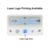 Lumière de travail LED tout-terrain DC12V pour camion, double couleur, angle d'éclairage de 60 degrés, 8W 800lm, EMC R10, interrupteur tactile PIR, IP67