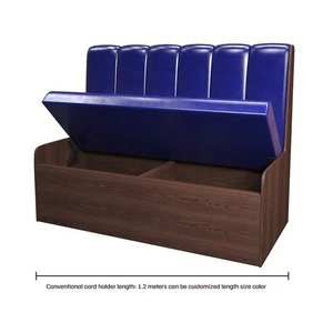 Sofá Tipo Booth de Cuero para Restaurante o Cafetería de Diseño Americano para Comedor Comercial - Product Image 6
