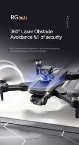 Dron con Cámara Flyxinsim 4K Profesional con GPS 2023, Drones para Exteriores para <span class=keywords><strong>Principiantes</strong></span>, Motor sin Escobillas para Drones <span class=keywords><strong>Principiantes</strong></span> Rg108 - Product Image 2