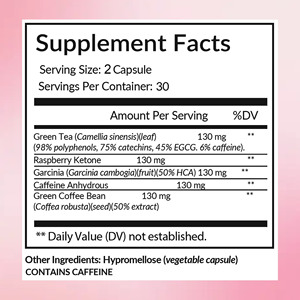 High Quality Burner Capsules with Green Tea Boosts Metabolism and Releases Stored Fat For Optimal Fat Burning Boost Metabolism - Product Image 2