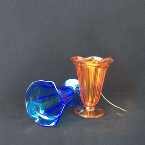 Gobelets à glace pilée personnalisés pour café, gobelets à glace en forme de fleur de lys évasée, gobelets à dessert en plastique réutilisables - Product Image 3