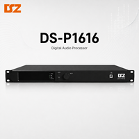 Procesador de audio digital de 16 entradas y 16 salidas con pantalla, sistema de gestión de audio DSP para PA profesional