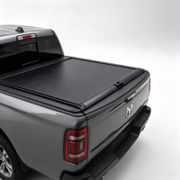 Couverture de benne rigide rétractable en aluminium, couvre-benne de camion étanche à enroulement avec verrouillage pour accessoires de pick-up