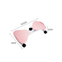 Plateforme vibrante commerciale pour la perte de poids, équipement de fitness pour affiner la taille, en ABS, plateau tournant pour exercices de torsion et de rotation.