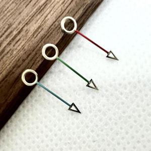 Accessoire de modification de montres multicolores, blancs, avec aiguilles en forme de sablier, en forme de flèche et petit triangle, pour alarme GMT - Product Image 1