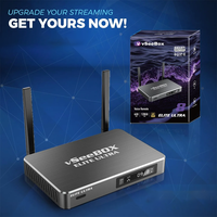 Boîtier TV Android Vseebox Elite Ultra 8K Robuste en Gros 2025, 8 Go de RAM, 128 Go de ROM, Android 14, Décodeur avec Télécommande Vocale Bluetooth