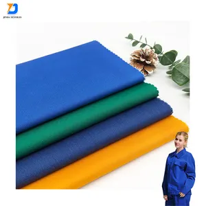 Jinda customized service garment material soft polyester and cotton twill fabric