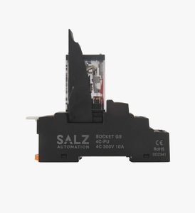 ชุดรีเลย์ SALZ Automation Gs 4 ช่อง 230Vac แบบประกอบสำเร็จพร้อมปลั๊กเสียบ 4 หน้าสัมผัส 5A พร้อมไฟ LED แสดงสถานะ ปุ่มทดสอบ 305 มม. มาตรฐาน CE Rohs - Product Image 3