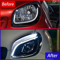 Kit de modernisation de phares LED Smart W453 2014-2020 avec feux de jour DRL et projecteur de clignotants pour Benz Fortwo Forfour