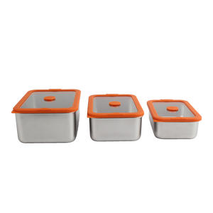 Lonchera Coreana de Acero Inoxidable con Tapa de Vidrio Apilable - Product Image 4