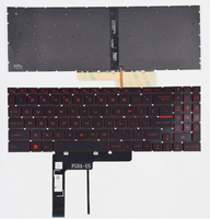 Pengganti Keyboard Laptop untuk MSI Katana GF76 11SC GF76 12UC GF76 12UE GF66 12UE GF76 Tata Letak RU SP US UK Lampu Latar Merah