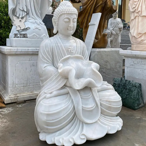 Statue <span class=keywords><strong>de</strong></span> <span class=keywords><strong>bouddha</strong></span> en marbre <span class=keywords><strong>de</strong></span> grande taille avec <span class=keywords><strong>fontaine</strong></span> d'eau pour la décoration - Product Image 5
