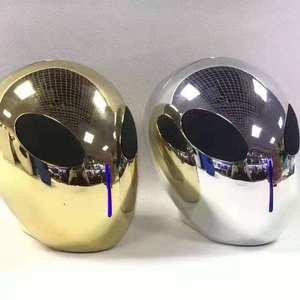 Haut-parleur sans fil unique en forme de goutte d'eau avec lumière LED bleue verticale, basses pleines fréquences, mini enceinte stéréo de bureau - Product Image 6