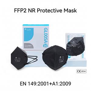 <span class=keywords><strong>Masque</strong></span> respiratoire pliable <span class=keywords><strong>noir</strong></span> EN149 <span class=keywords><strong>FFP2</strong></span> sans valve GL005A, <span class=keywords><strong>masque</strong></span> facial en gros - Product Image 6