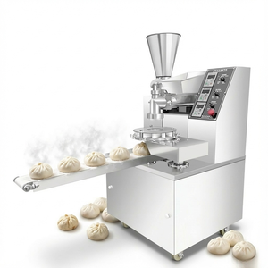 Machine à pains automatique en acier inoxydable, prix <span class=keywords><strong>bas</strong></span>, bon service, qualité garantie, moteur 220V, types de composants principaux, baozi, pain farci - Product Image 1