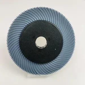 6 Zoll radialer Bristelscheiben-Polierrad zur Entfernung von Beschichtungen Abrasives Pinsel-Polierrad