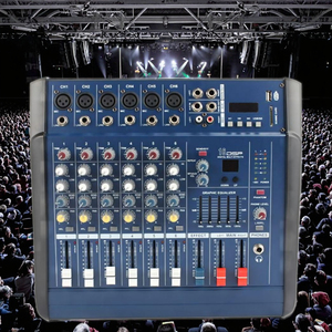 Mixer di potenza professionale a 6 canali amplificatore per Console di missaggio Audio fabbrica OEM scheda Audio e Mixer - Product Image 5