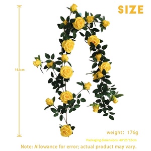 Guirnalda <span class=keywords><strong>de</strong></span> Flores Artificiales <span class=keywords><strong>de</strong></span> Seda para Colgar, Decoración para el Hogar, Año Nuevo Chino, Directo <span class=keywords><strong>de</strong></span> Fábrica - Product Image 3