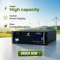 Baterai surya LiFePO4 Ion litium 48V150Ah untuk catu daya tanpa gangguan dalam sistem penyimpanan energi surya