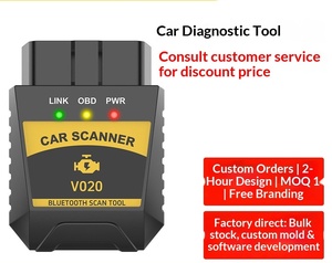 เครื่องทดสอบวินิจฉัยรถยนต์ OBD2 เครื่องทดสอบแบตเตอรี่ ELM327 เครื่องอ่านโค้ดข้อผิดพลาด แอปบลูทูธ เครื่องสแกน OBD2 - Product Image 2