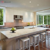 Meuble sous-évier en MDF laqué |   Conception RTA |   Cuisine moderne |   Fabrication sur mesure en Chine