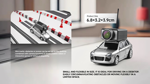 Voiture télécommandée WL 6401 1:64 avec caméra, mini voiture RC, contrôle par application, 2.4G, véhicule intégré pour enfants - Product Image 6