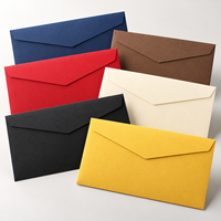 Enveloppes cadeaux personnalisées avec logo imprimé en papier kraft et noir pour l'emballage de souvenirs de mariage, d'argent et de billets de banque