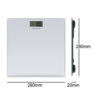 Échelle chaude mesure personnelle haut de gamme pesage électronique <span class=keywords><strong>pas</strong></span> <span class=keywords><strong>cher</strong></span> verre corps analyseur balance de poids corporel 150kg balance corporelle - Product Image 3
