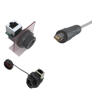 Простой в установке 8-контактный прямой разъем Ethernet 24awg <span class=keywords><strong>RJ45</strong></span> - Product Image 3