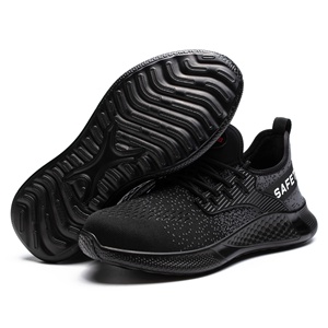 <span class=keywords><strong>Scarpe</strong></span> da lavoro in acciaio a maglia rossa traspirante di alta qualità per <span class=keywords><strong>uomo</strong></span> taglio basso antiscivolo funzioni di sicurezza per ufficio estivo - Product Image 2