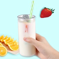Offre Spéciale BPA librement 330ml 500ml canettes de soda transparentes vides pour animaux de compagnie